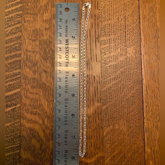 Sterling Silver Vintage Mariner’s or Anchor Chain Necklace - Picture 3 of 4